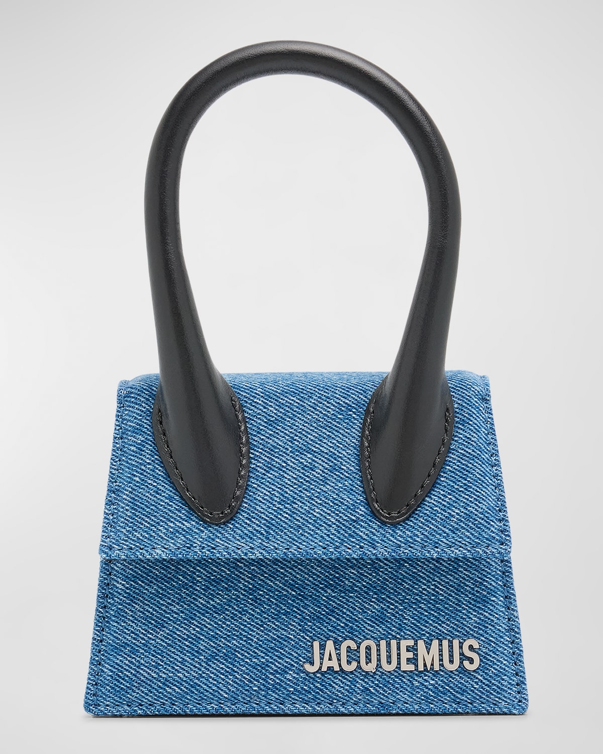 Jacquemus Le Chiquito Denim Top-Handle Bag