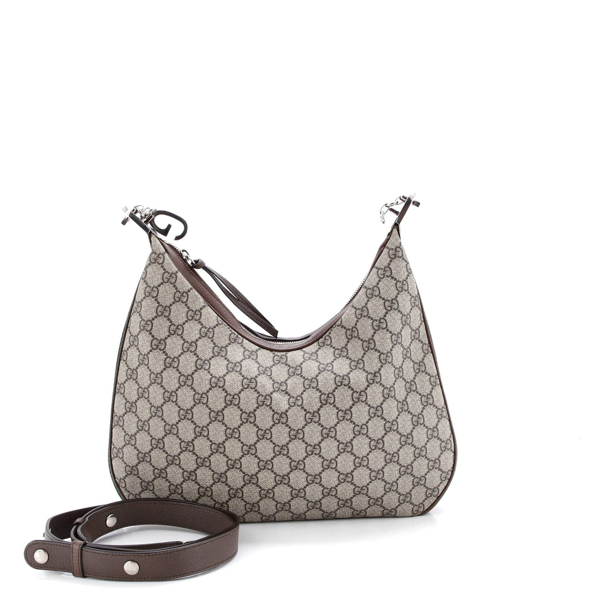 Gucci GUCCI Attache Shoulder Bag GG Coated Canvas Medium