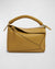 Small Puzzle Leather Top-Handle Bag