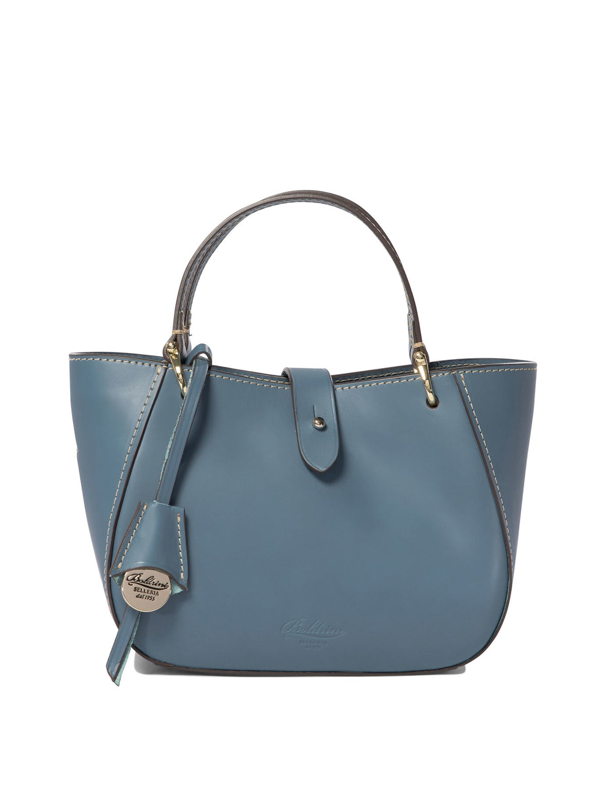 Boldrini Selleria Women's "camilla" Handbag in Light Blue | 7376RIBOTCOBALTO