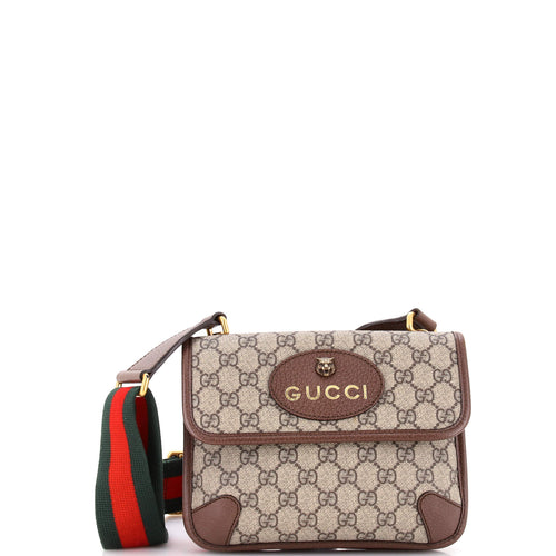 GUCCI Neo Vintage Flap Messenger GG Coated Canvas Small