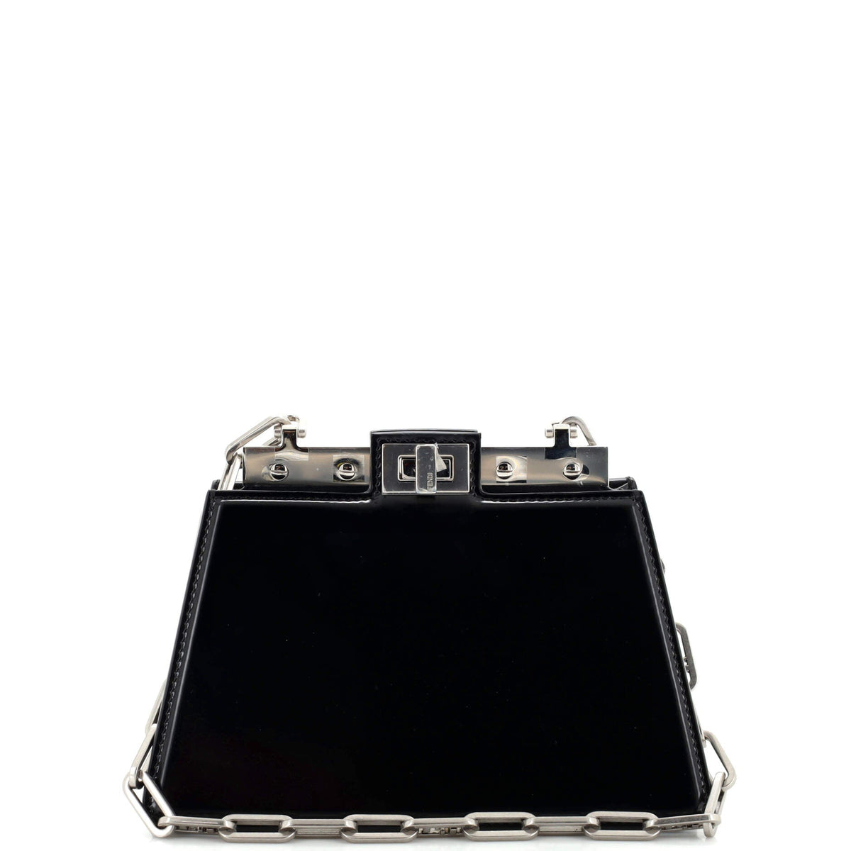 Fendi FENDI Peekaboo Cut Bag Leather Petite