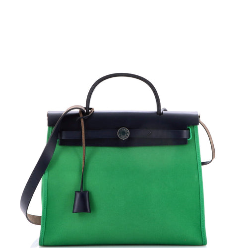 Herbag Zip Leather and Toile 31