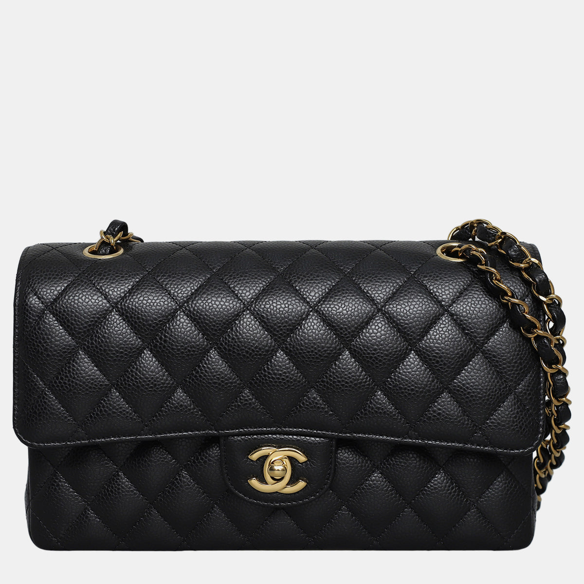 Chanel Black Caviar Medium Classic Double Flap Bag