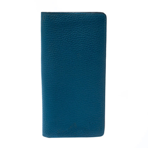 Blue Taurillon Leather Brazza Wallet