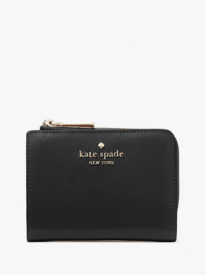 Kate Spade Au Madison Saffiano Leather Small L-Zip Wallet