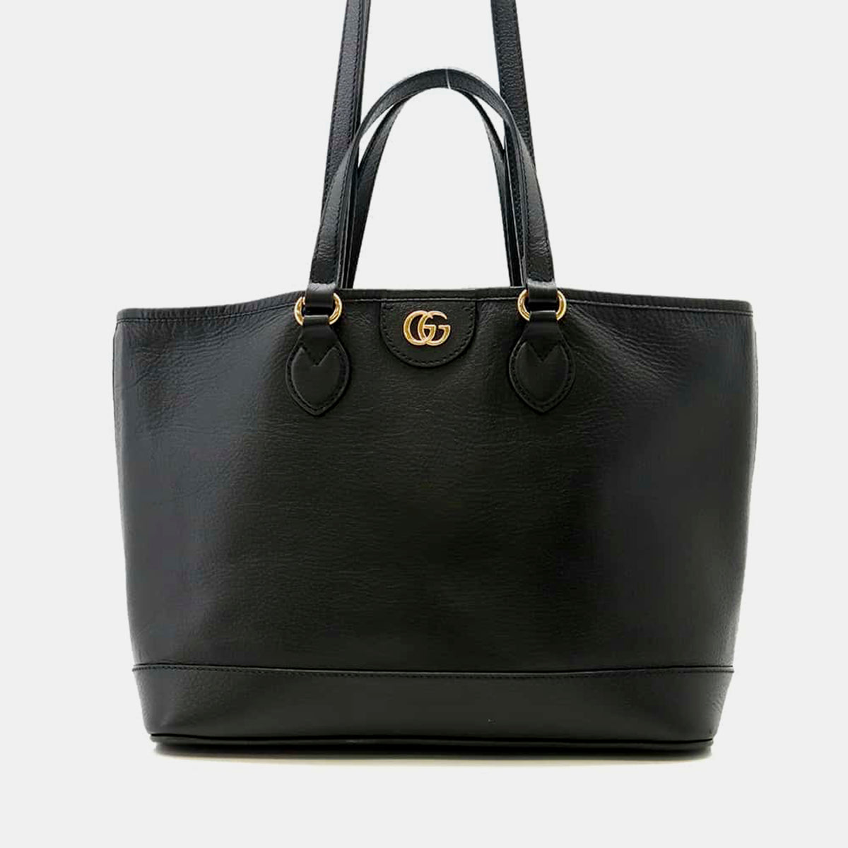 Gucci Black Leather Tote Bag Size Small