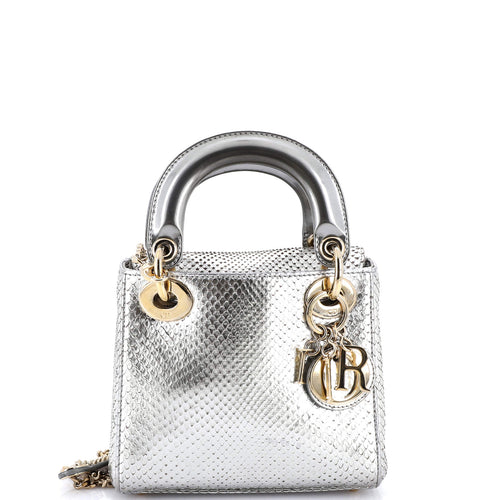 Lady Dior Chain Bag Python Mini