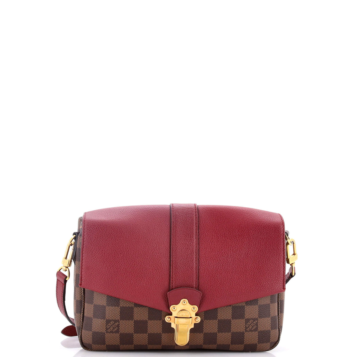 Louis Vuitton Clapton Handbag Damier and Leather PM