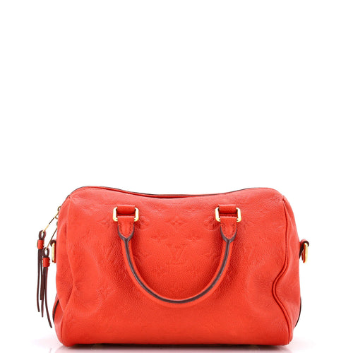 Speedy Bandouliere Bag Monogram Empreinte Leather 25