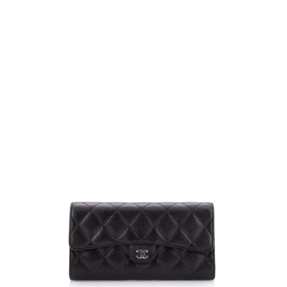 Chanel CHANEL L-Flap Wallet Quilted Lambskin Long