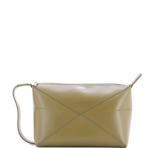 LOEWE Puzzle Fold Wash Bag Leather