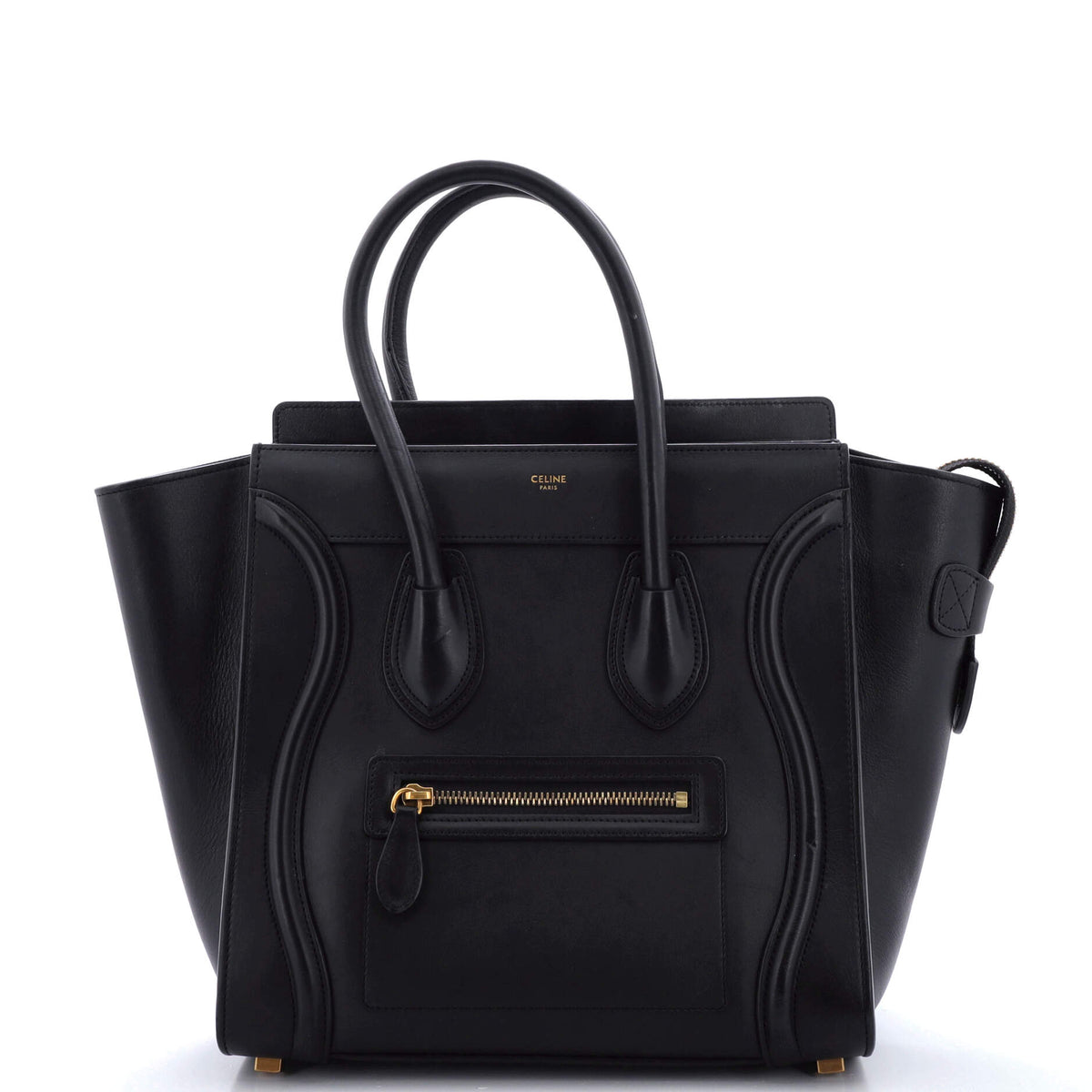 Celine CELINE Luggage Bag Smooth Leather Micro