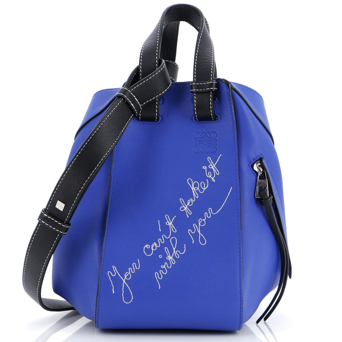 Loewe LOEWE Hammock Bag Embroidered Leather Small