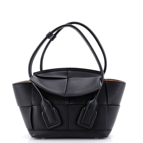 Arco Bag Maxi Intrecciato Leather Small