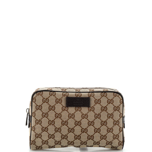 GUCCI Waist Belt Bag GG Canvas Small