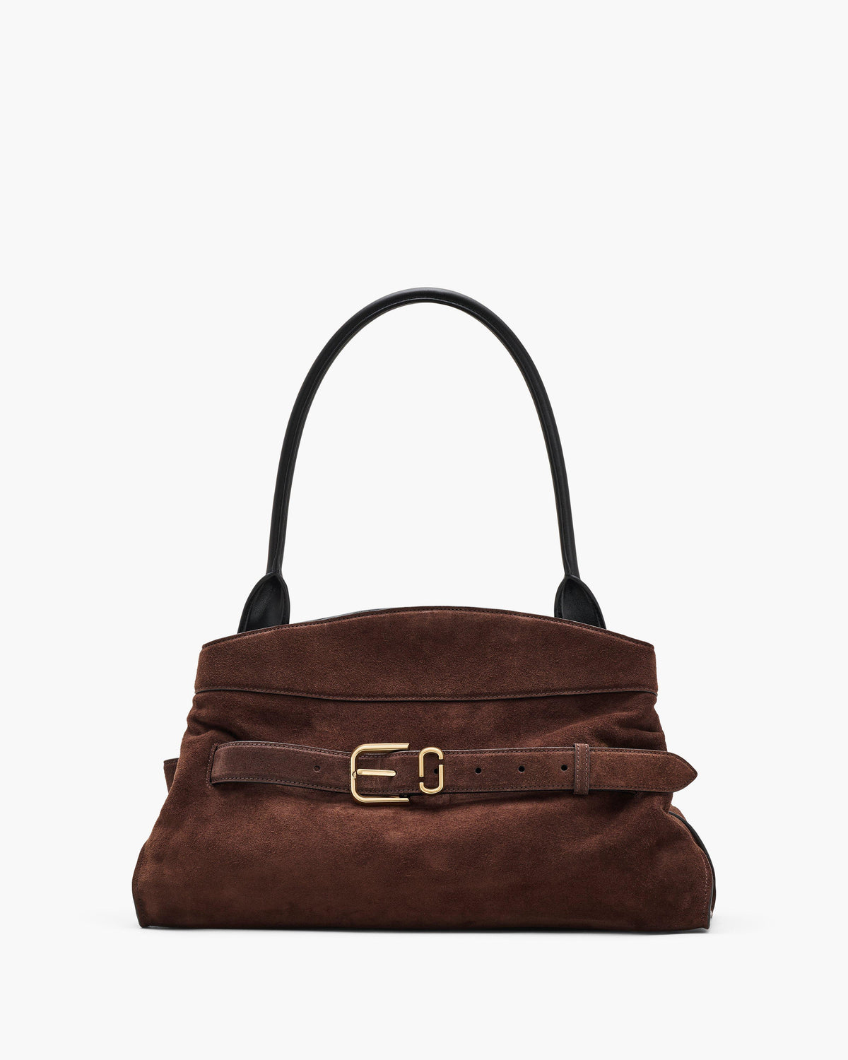 Marc Jacobs Marc Jacobs The Suede Dakota Satchel Bag in Dark Brown