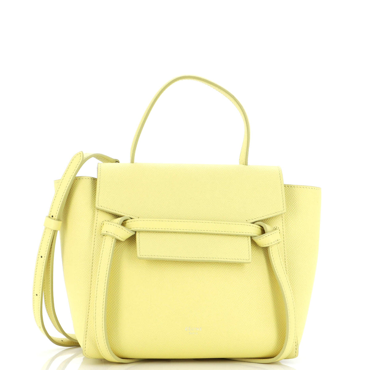 Celine CELINE Belt Bag Textured Leather Nano