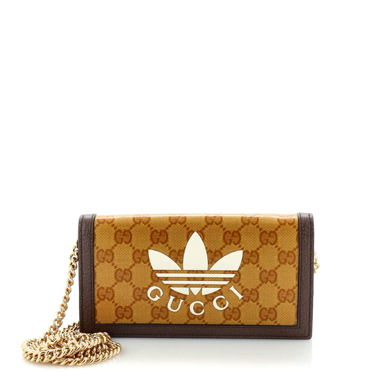 Gucci GUCCI x adidas Wallet on Chain GG Coated Canvas