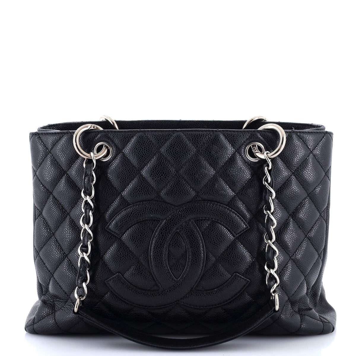 Chanel CHANEL Grand Shopping Tote Quilted Caviar