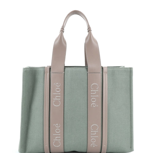 CHLOE Woody Tote Leather Large