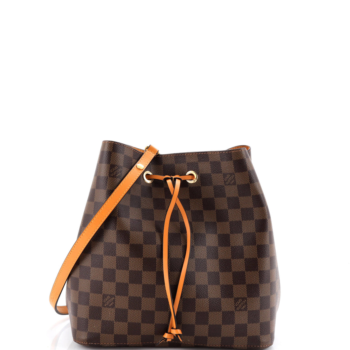 Louis Vuitton NeoNoe Handbag Damier with Leather MM