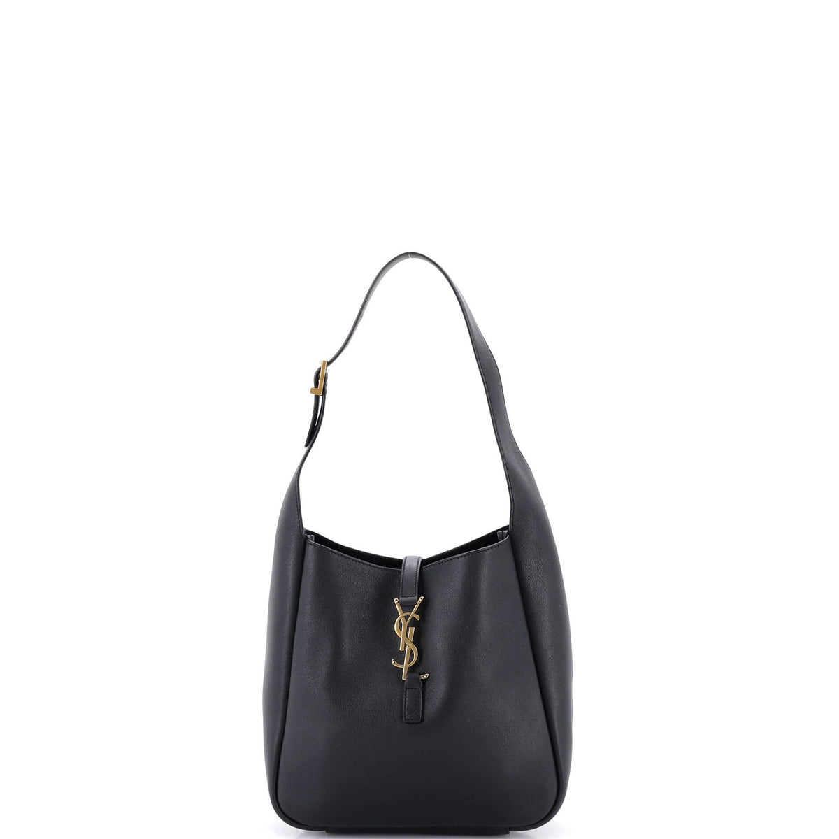Saint Laurent Le 5 a 7 Supple Hobo Leather Small