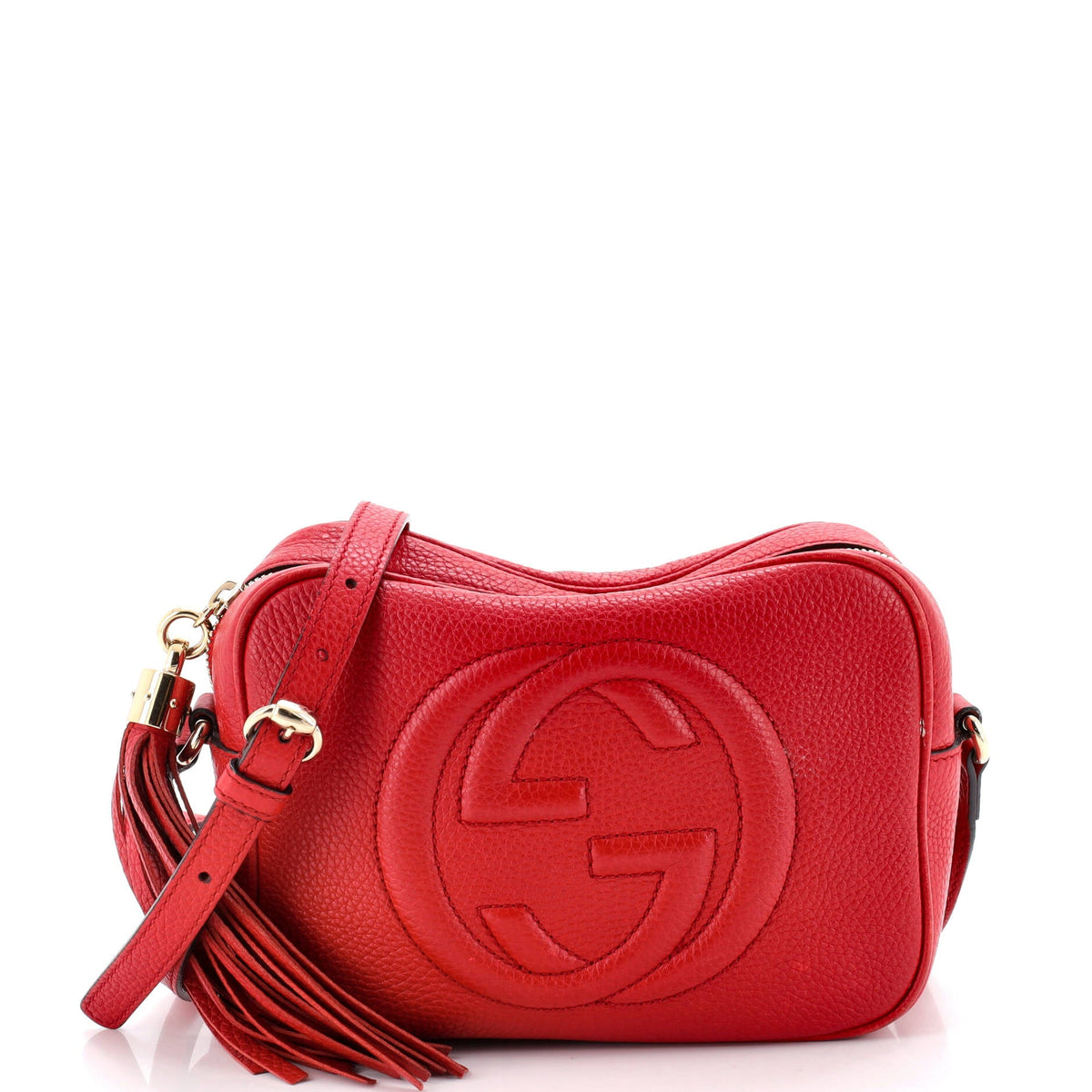 Gucci GUCCI Soho Disco Crossbody Bag Leather Small