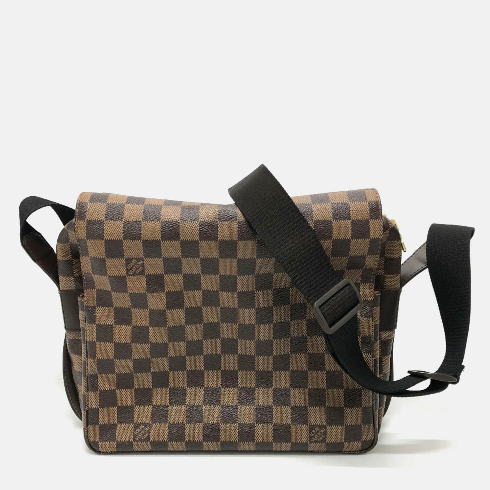 Louis Vuitton Braune Damier Ebene Canvas Naviglio Messenger Bag