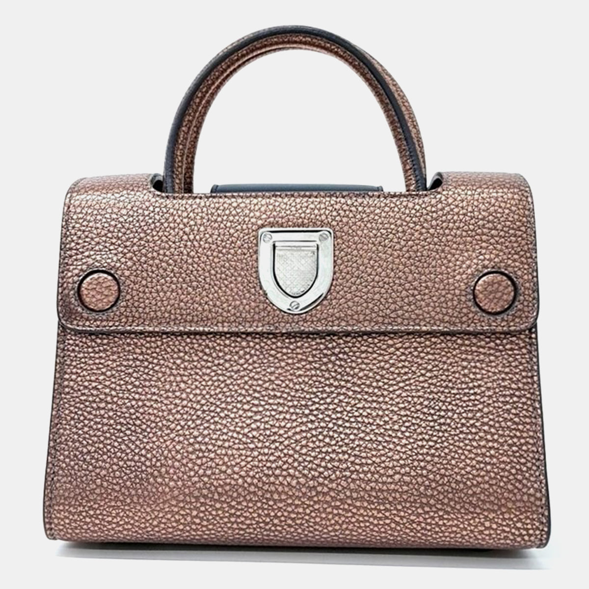 Dior Brown Leather Diorever Handbag