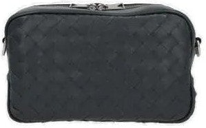 Bottega Veneta Men's Camera Bag Medium in Grey | 755923V2HL1