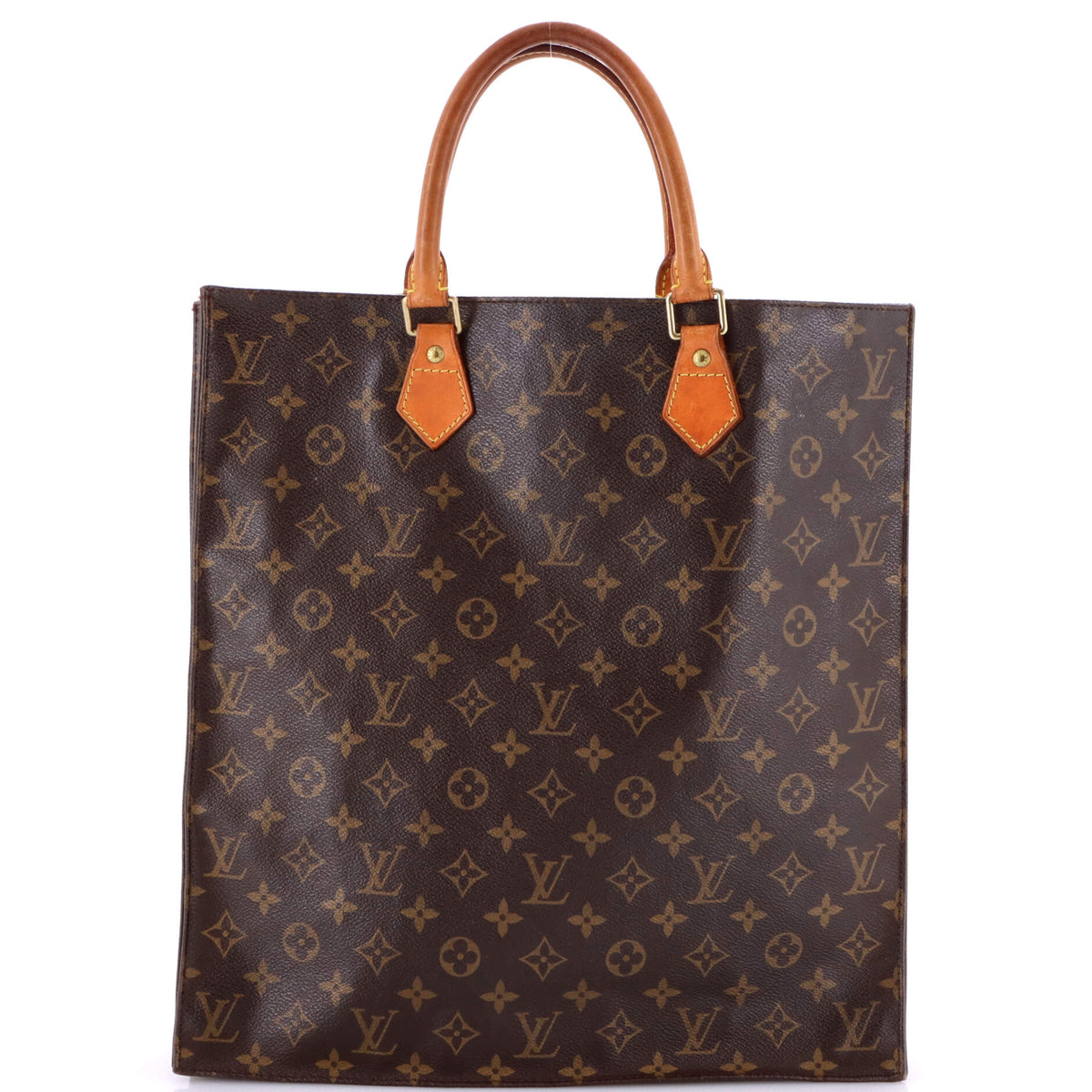Louis Vuitton Sac Plat Bag Monogram Canvas