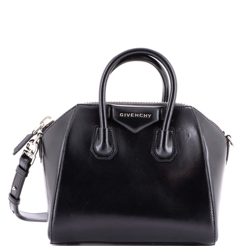 GIVENCHY Antigona Bag Glazed Leather Mini