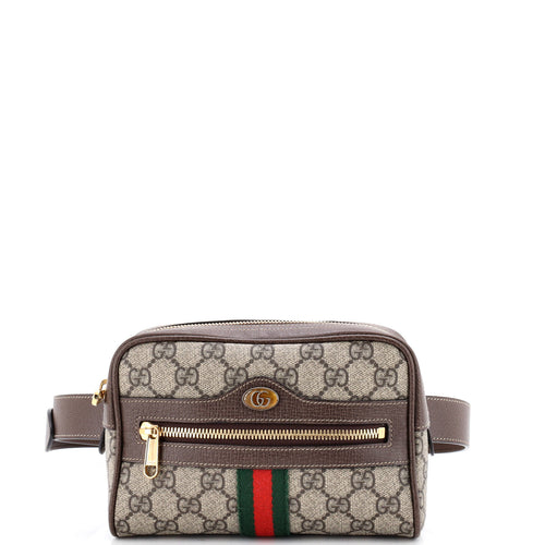 GUCCI Ophidia Belt Bag GG Coated Canvas Small