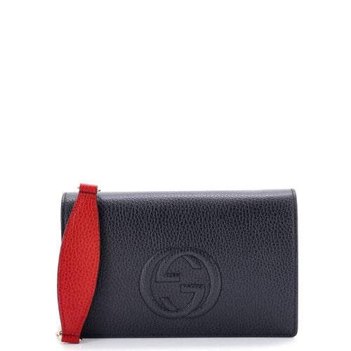 GUCCI Soho Wallet on Chain Leather