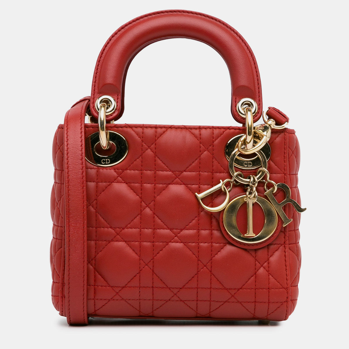 Dior Mini Cannage Lambskin Lady Dior