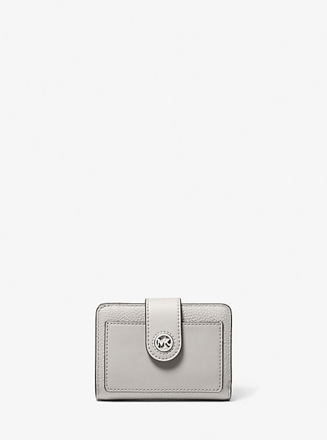 Michael Kors MK Mercer Small Leather Wallet - Grey - Michael Kors