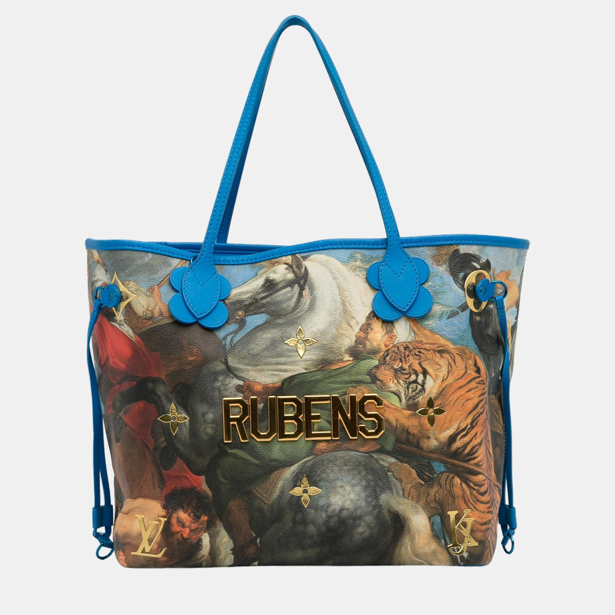 Louis Vuitton Multicolour x Jeff Koons Masters Collection Rubens Neverfull MM