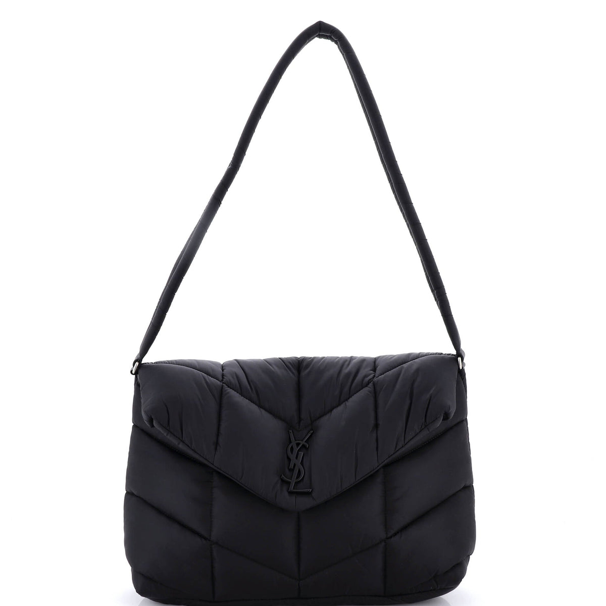 Saint Laurent Loulou Puffer Messenger Bag Quilted Econyl
