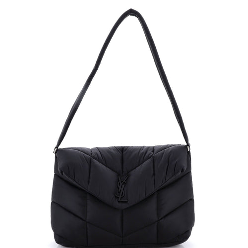 Loulou Puffer Messenger Bag Quilted Econyl