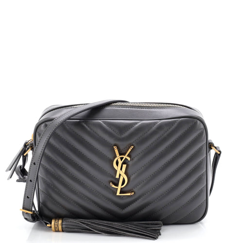 Lou Camera Bag Matelasse Chevron Leather Small