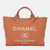 Orange Canvas Small Deauville Tote Bag