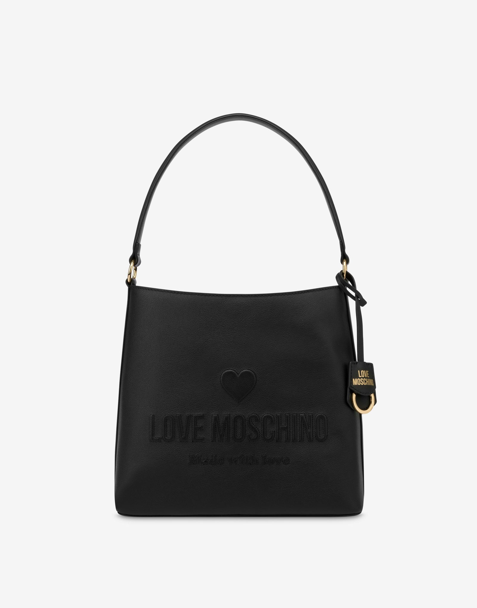 Love Moschino Sac Hobo En Cuir De Veau Love Embossed