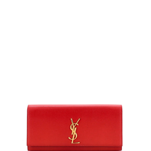 Classic Monogram Clutch Leather Long