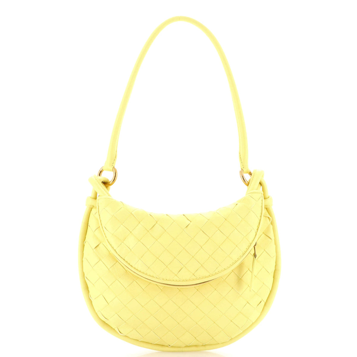 Bottega Veneta Gemelli Shoulder Bag Intrecciato Leather Small