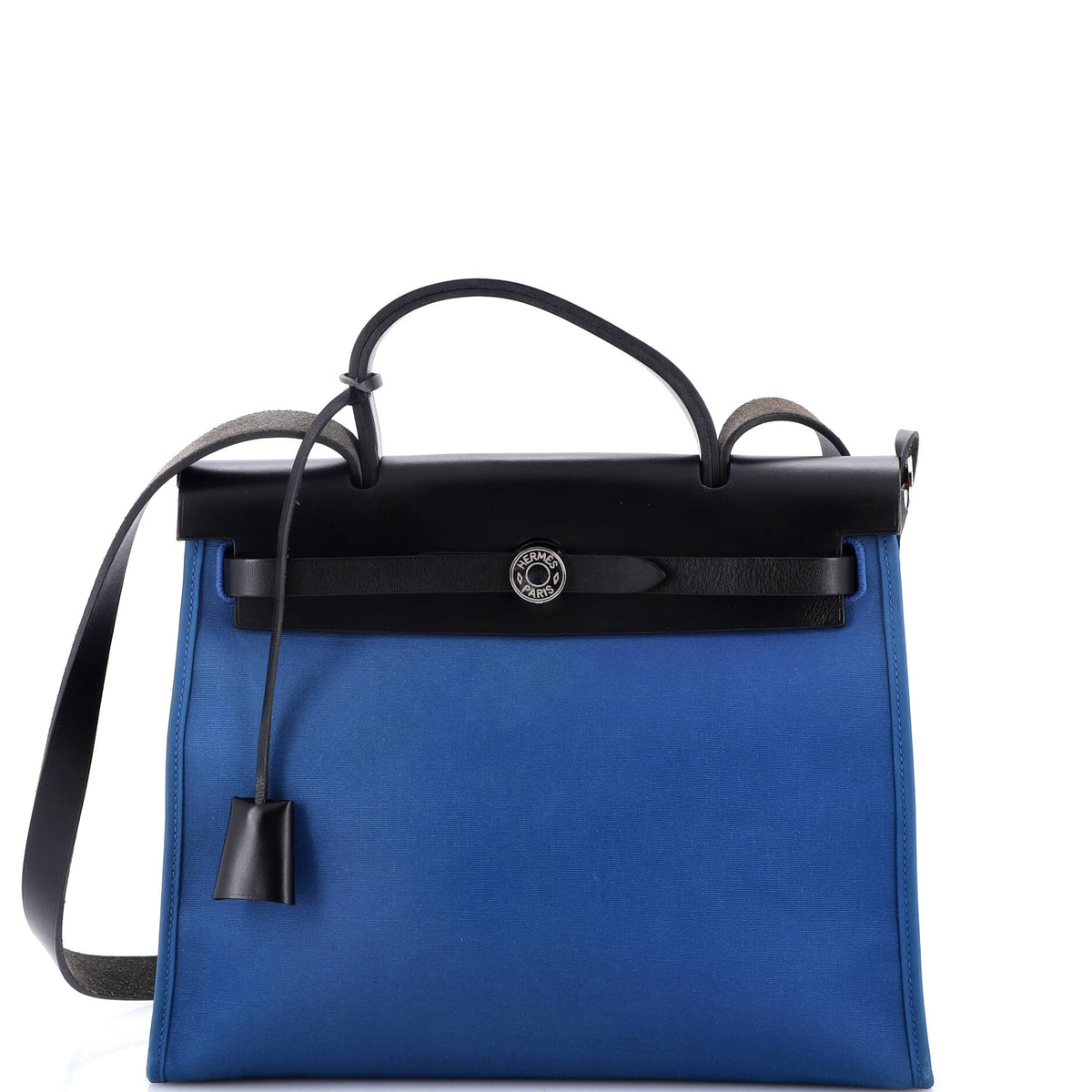 Herm?s Herbag Zip Leather and Toile 31