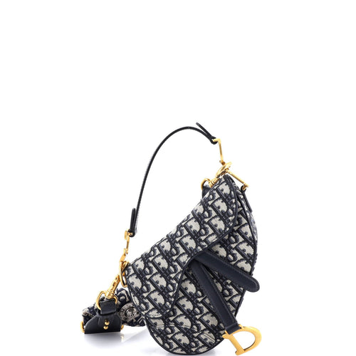 Saddle Handbag Oblique Canvas Mini
