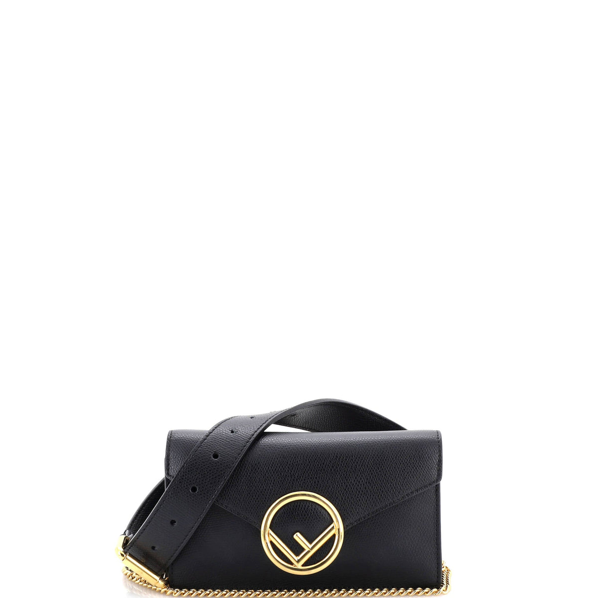 Fendi FENDI Logo Convertible Belt Bag Leather