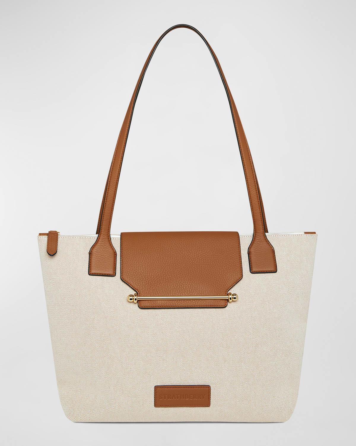 Strathberry Canvas & Leather Travel Tote Bag