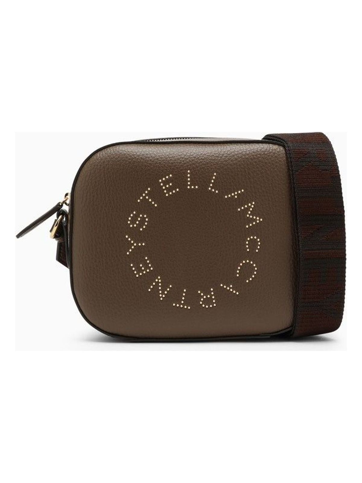 Stella Mccartney Women's Mini Stella Logo Bag in Brown | 700266WP0234
